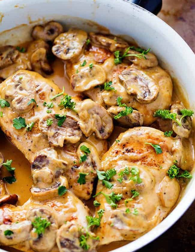 Creamy Chicken Marsala