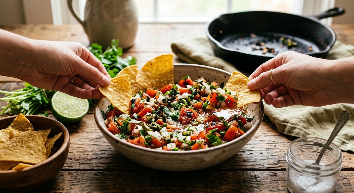 Fire-Roasted Pico de Gallo