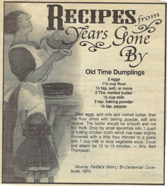 Old Time Dumplings