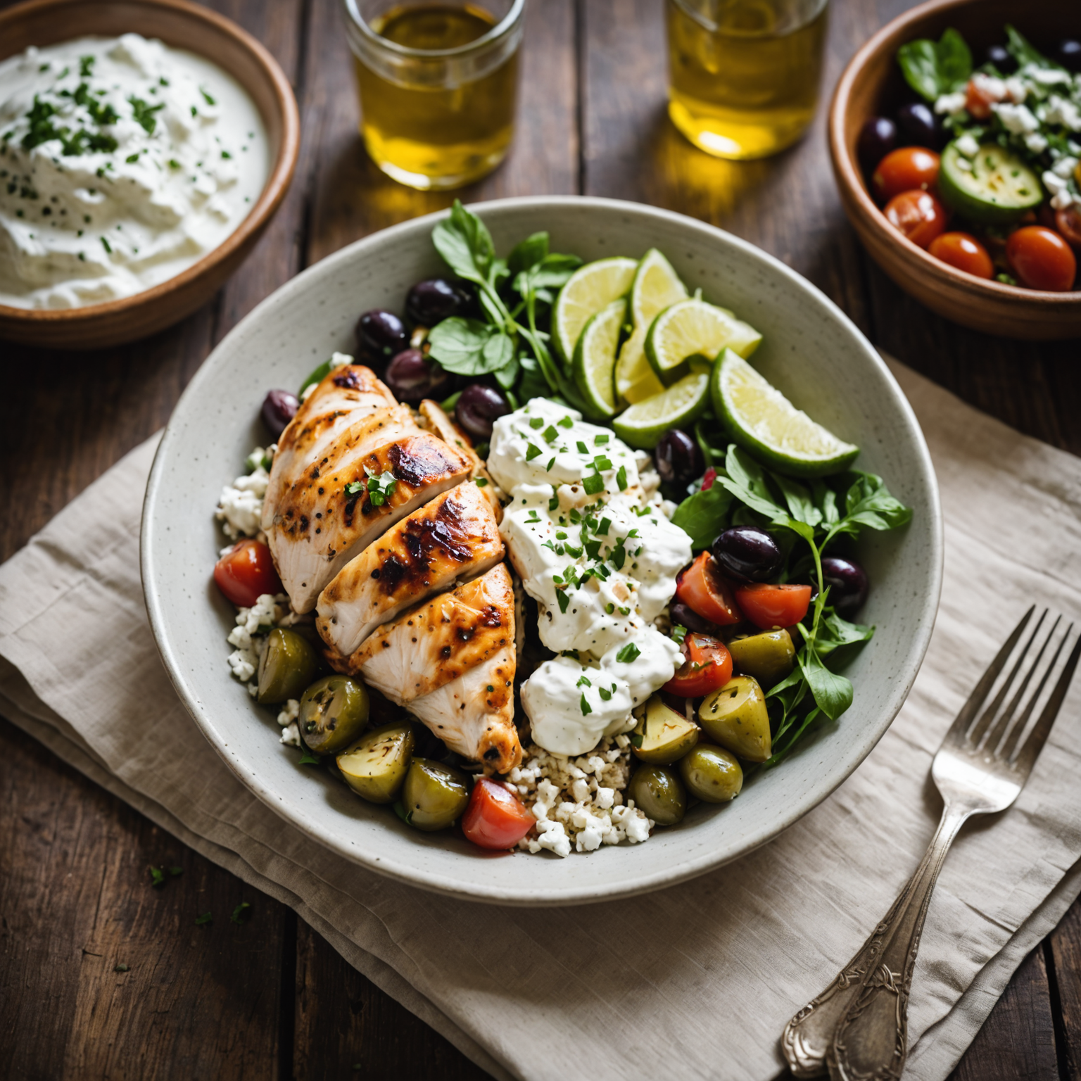 "You Are Greek Now" Greek Chicken Bowls